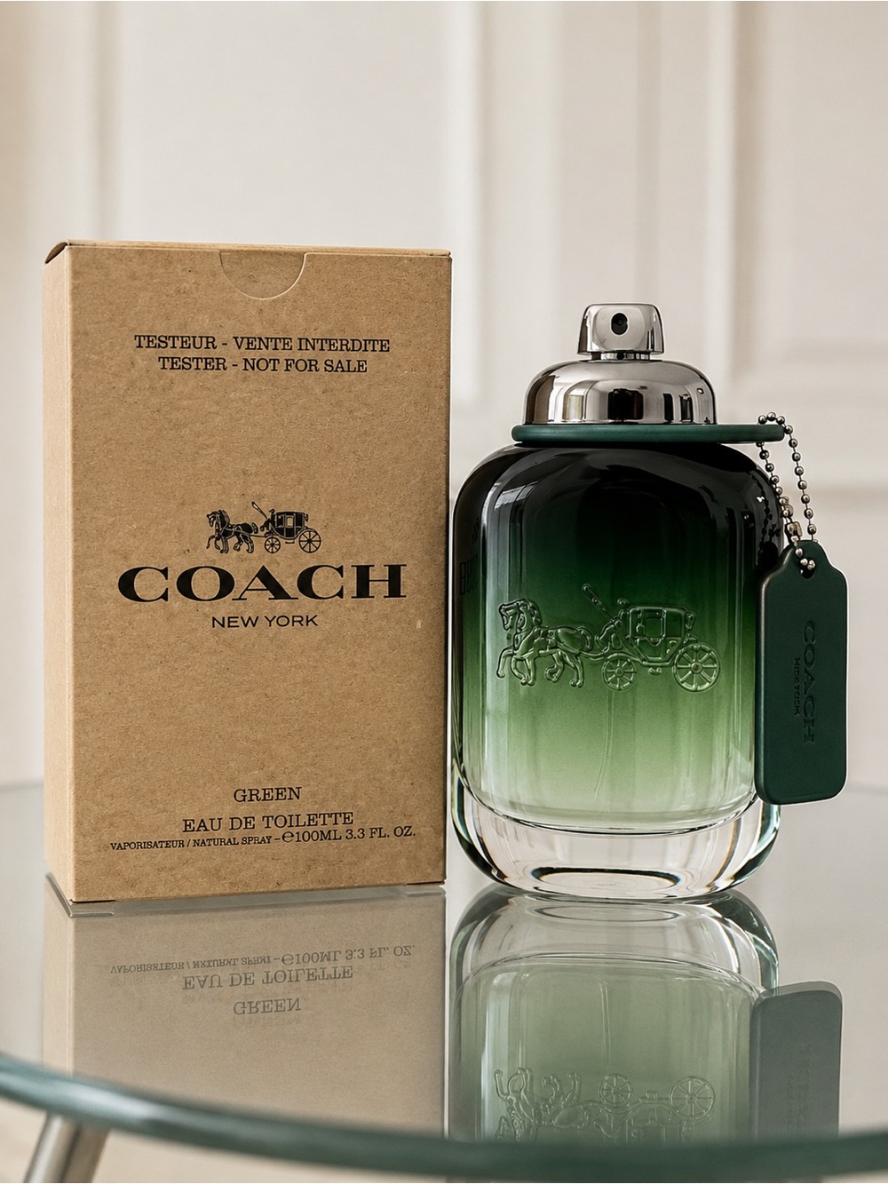 Coach Men's Green Ombre Eau de Toilette Bottle